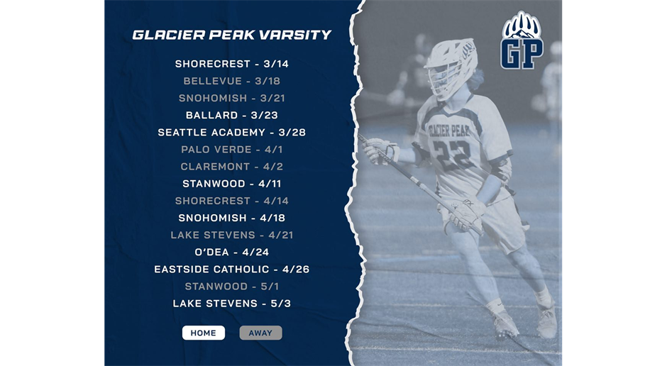 GP Varsity Schedule