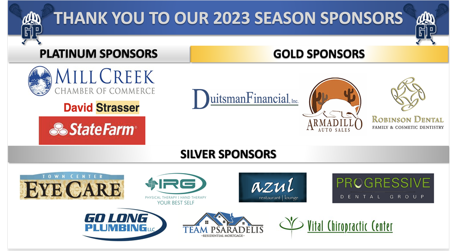 Thank you to our 2023 Season Sponsors!